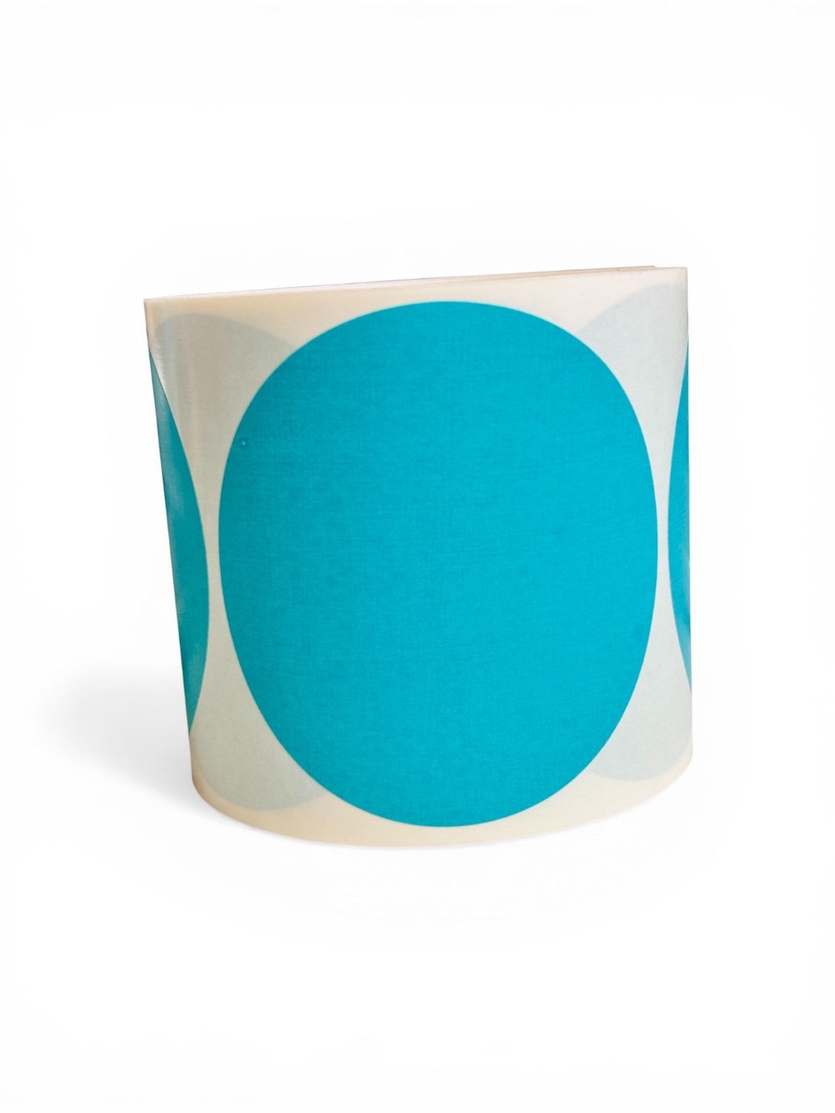 Direct Thermal Labels- 3″ Round Teal Colored 500 Labels per roll, 1-12 Rolls