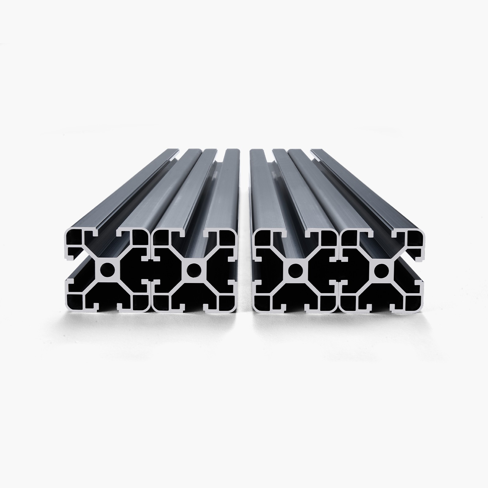 4PCS 39.4 in (1000 mm) T Slot 4040 Aluminum Extrusion Anodized Linear Rail