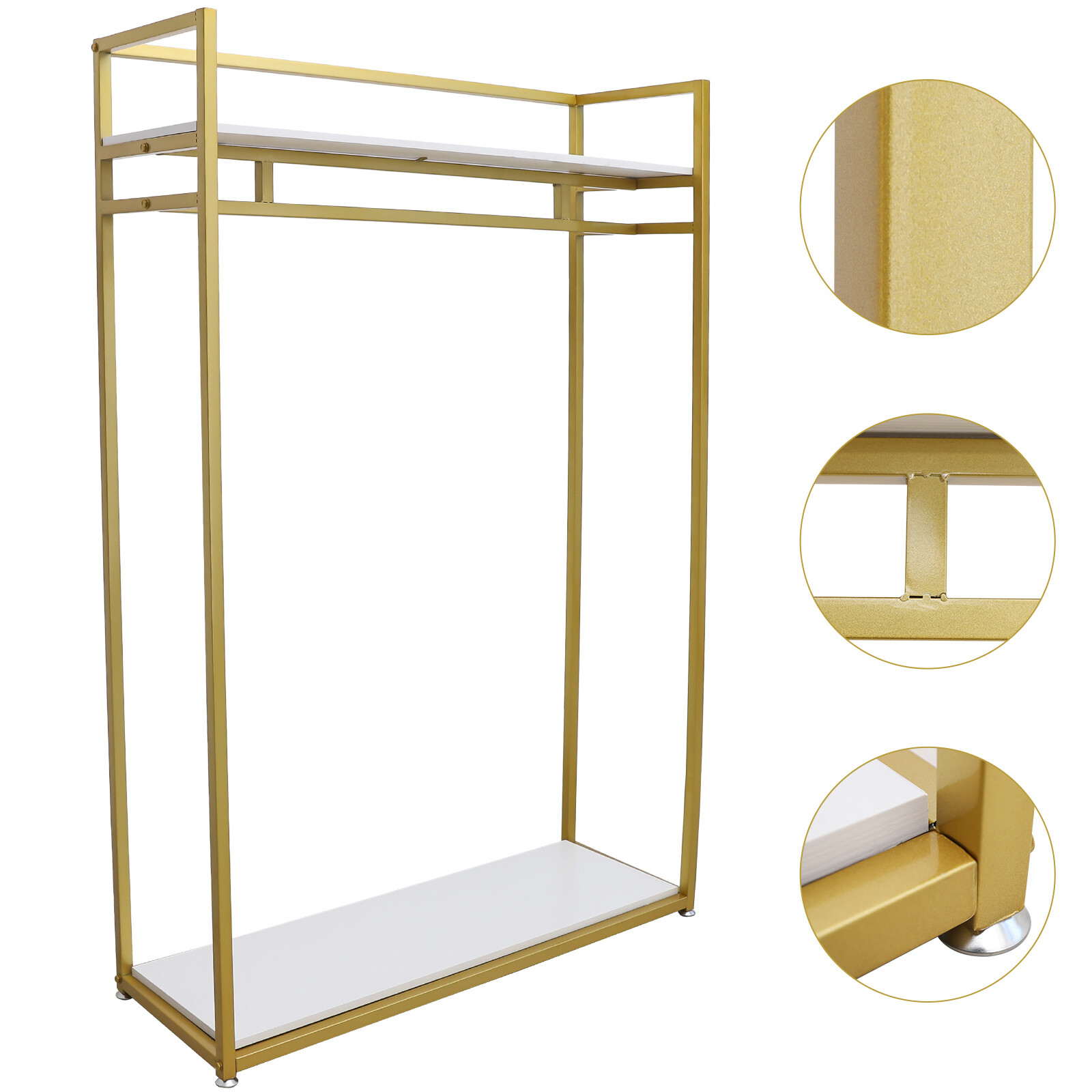 Clothes Closet Storage Garment Rack Shelf Organizer Clothes Hanger Lightweight