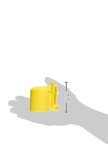 Zareba ITCPY-Z T-Post Safety Cap and Insulator, 10 per Bag 10 Pack, Yellow