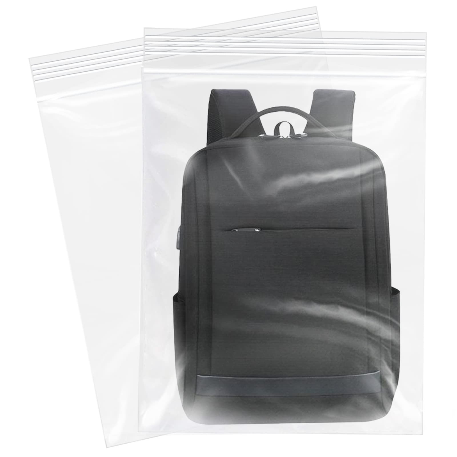 WEPOLY – 14″ x 20″ (1000 Count) Zip Plastic Poly Bags – Resealable Bags with …