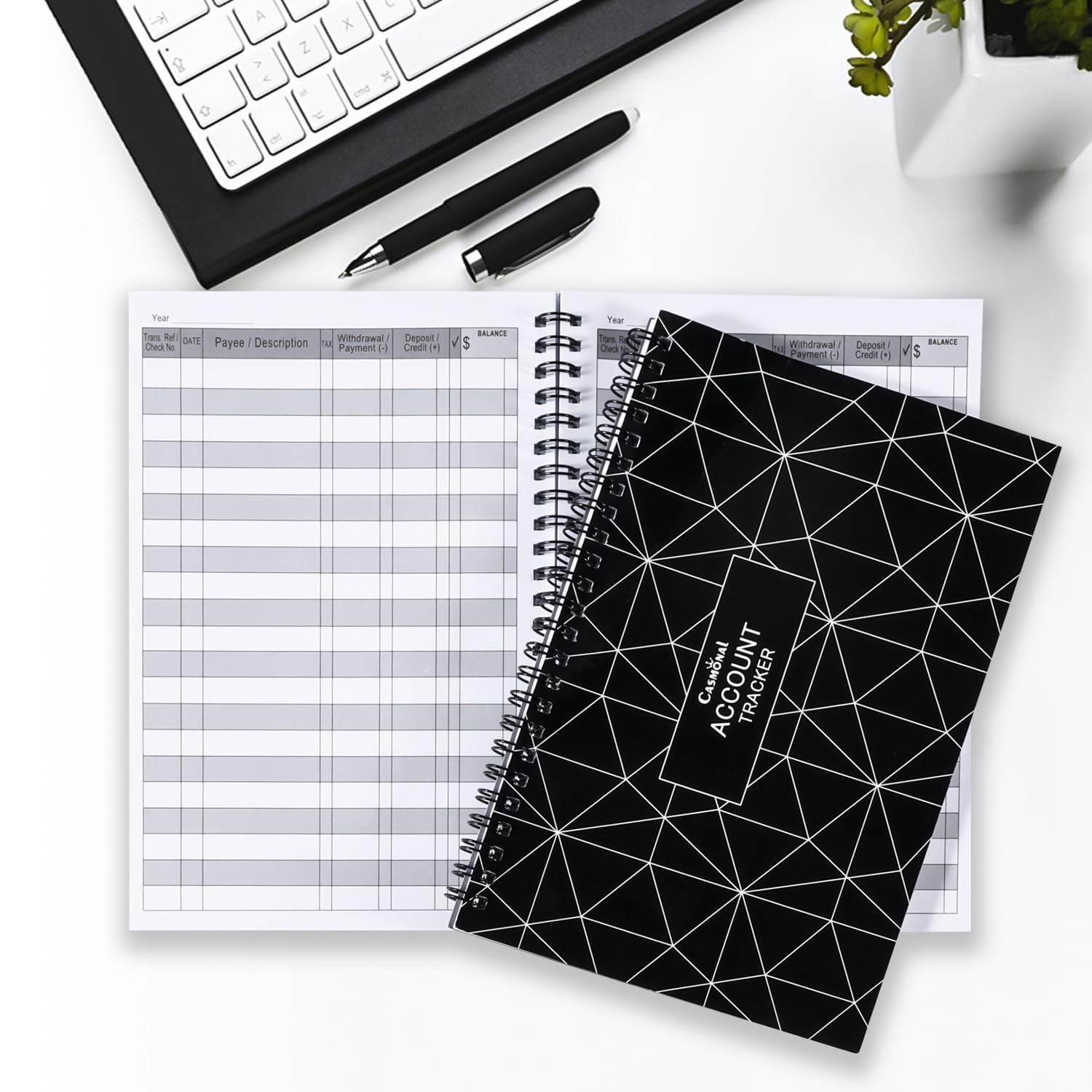 A6 Big Checkbook Register, Check Registers for Personal, Check Book Register