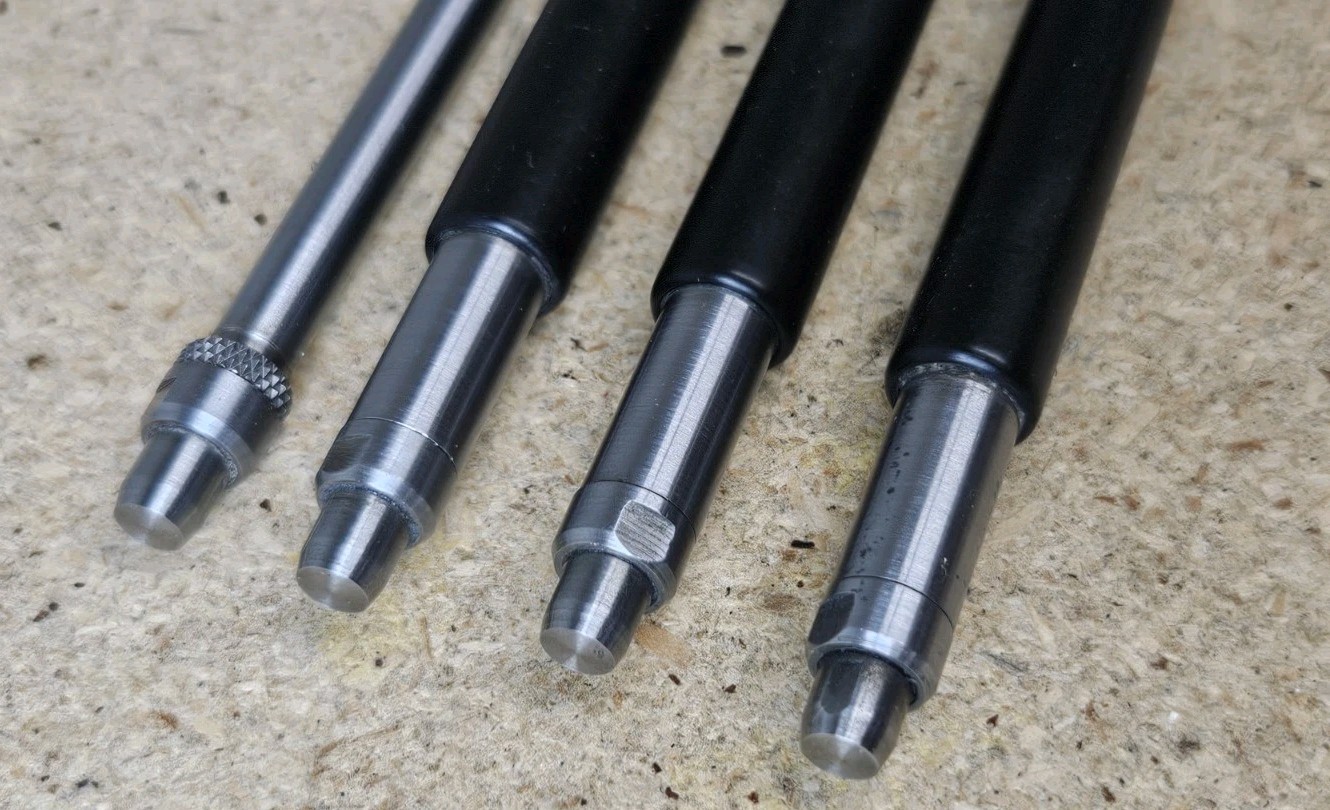 Starrett No. 124MDZ solid-rod inside micrometer set – 50mm to 800mm range USA