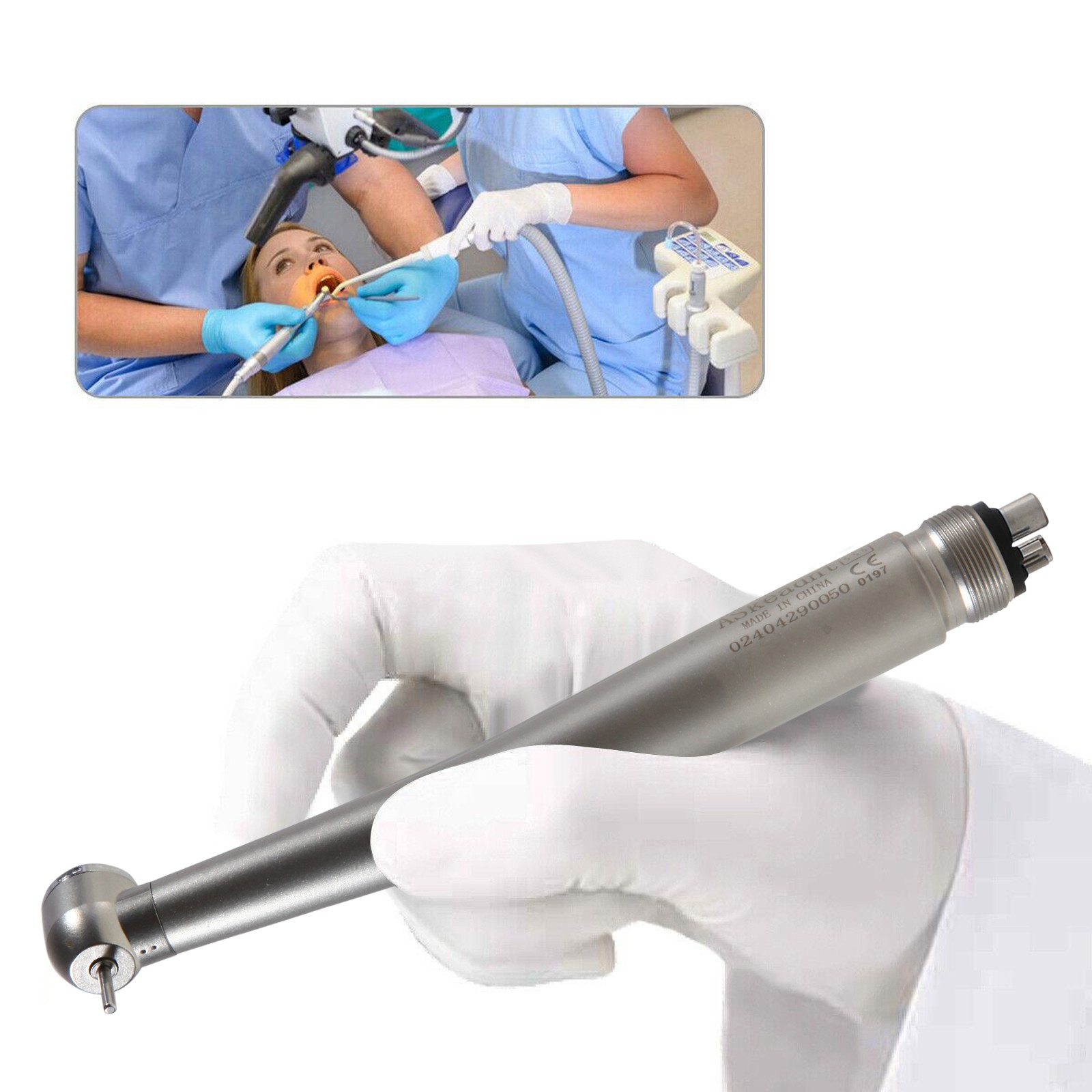 10pcs NSK PANA MAX Style Dental High Speed Handpiece Push Button 4 Holes Midwest