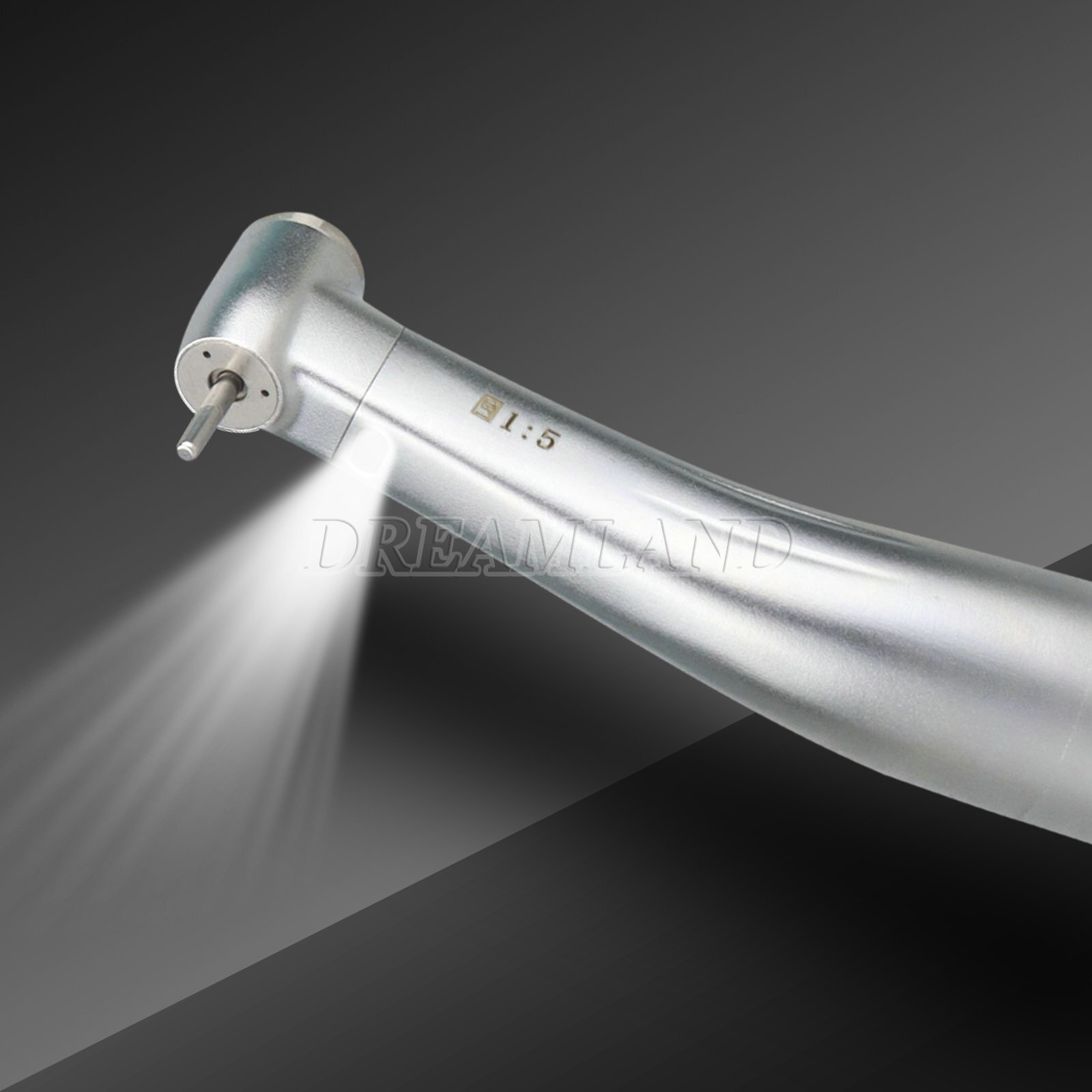 NSK Style Dental 1:5 LED Fiber Optic Contra Angle Internal Water Mini Head