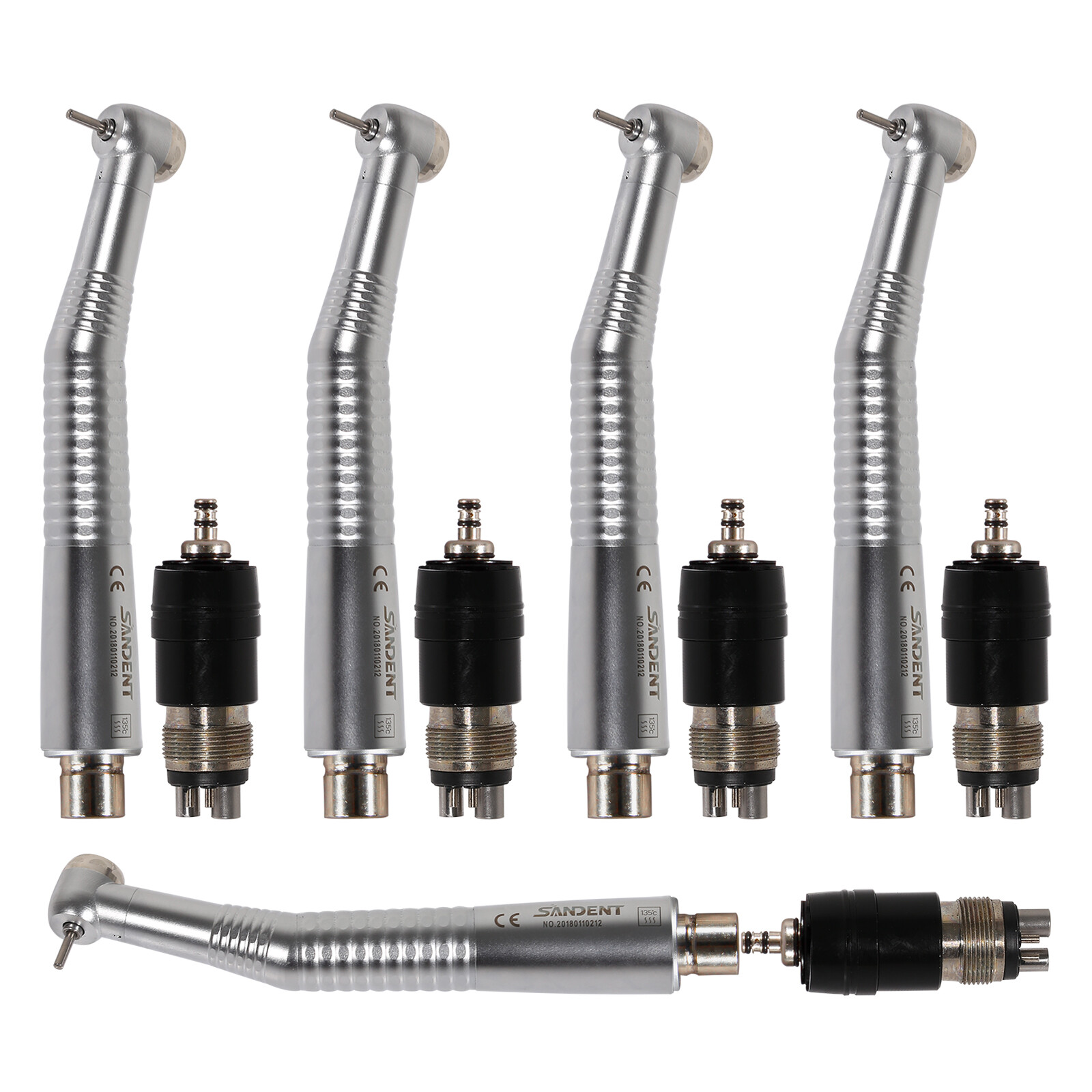 mini Small Head NSK Style Dental High Speed Handpiece 4Hole Quick Coupler RUIXIN
