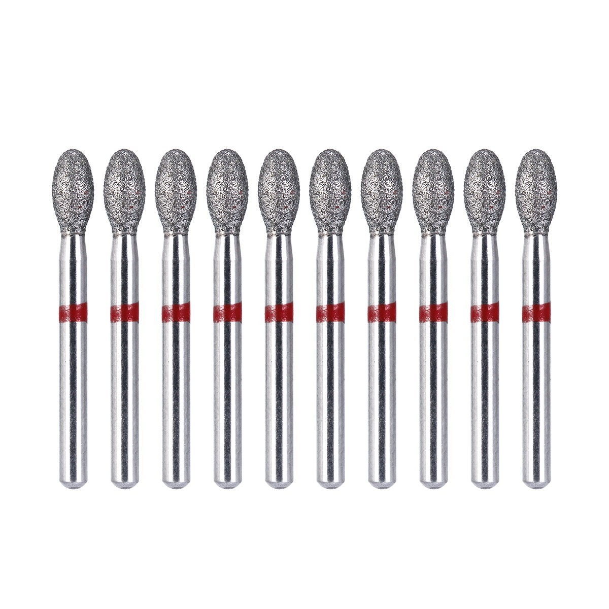 Dental Diamond Burs FG Handpiece Football Cut Fine Red Grit 368-023F / 379-023F