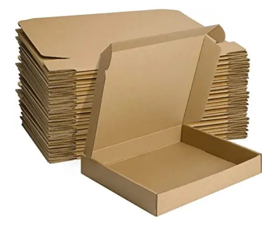 Multiuse Cardboard Box 17 x 15 x 3″ Laptop, Literature Mailers, 5 Per Bundle