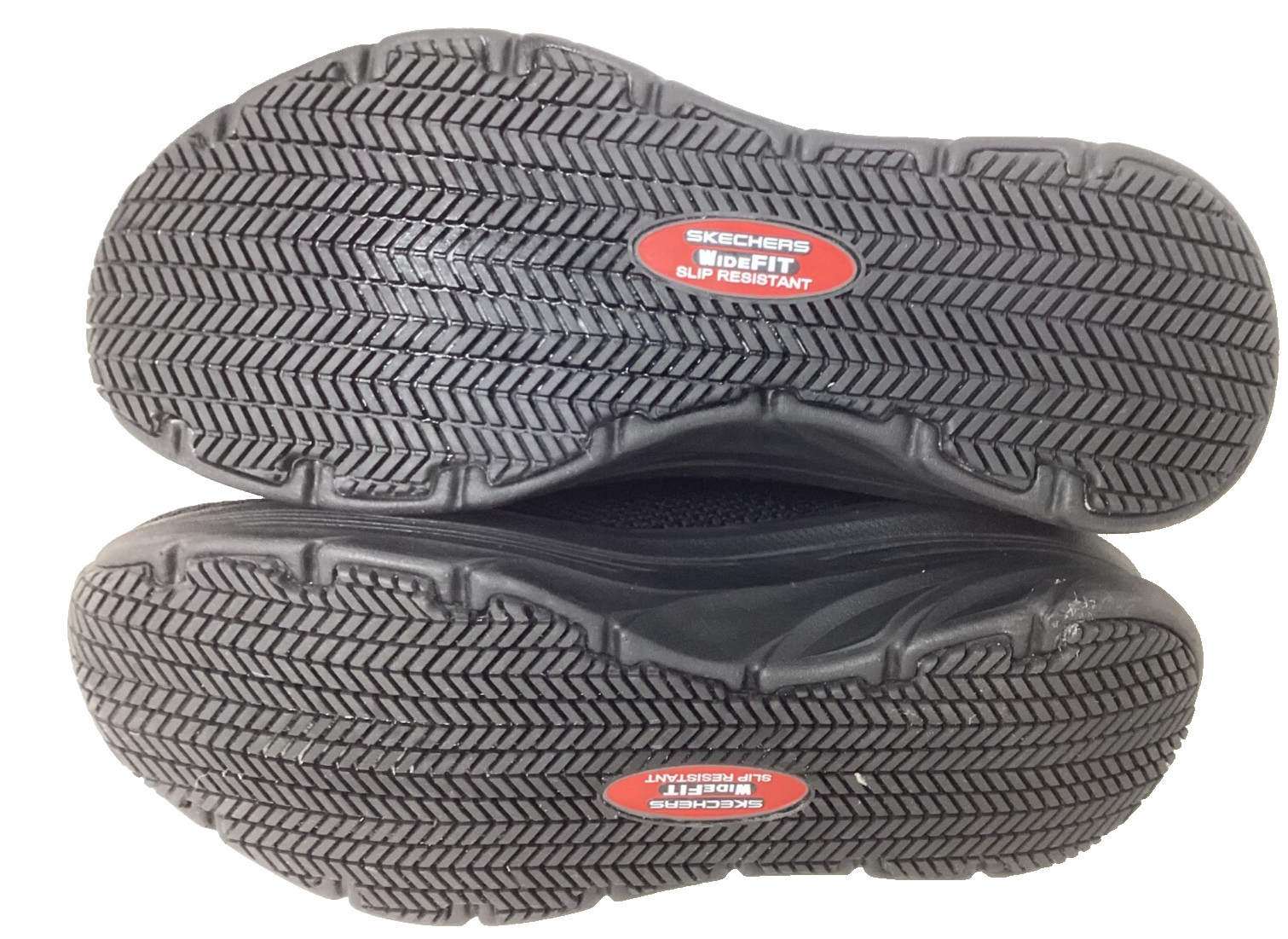 Skechers Women’s Work RF D’Lux Walker Ozema Lace Up Shoes Blk Wide Size:7.5 191H