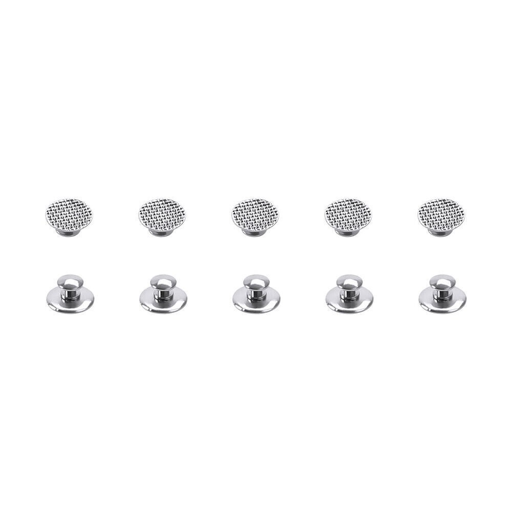 100 Pcs/10packs Dental Orthodontic Lingual Buttons Bondable Round Base Mesh