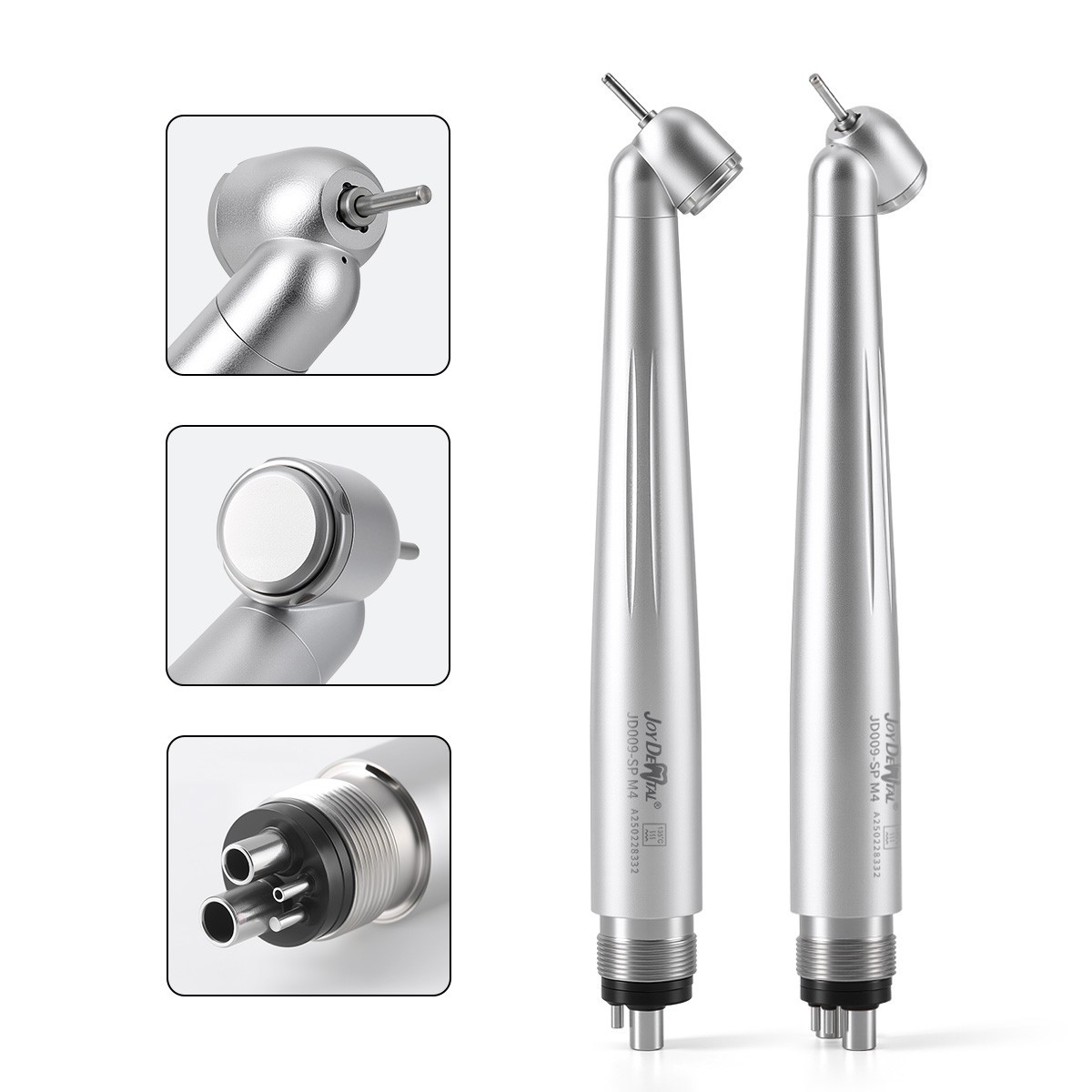 Dental 45° Degree Surgical High Speed Handpiece Push Button 4Holes Single Spray
