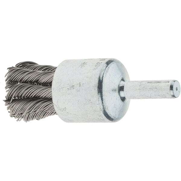 Tru-Maxx 88529 End Brush, 3/4″ Dia, Stainless Steel, Knotted Wire 22,000 Max RPM