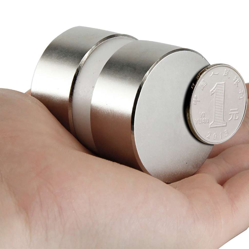 2PCS 1.6″x 0.8″ Powerful Neodymium Rare Earth Large Cylinder Magnet N52 Round US
