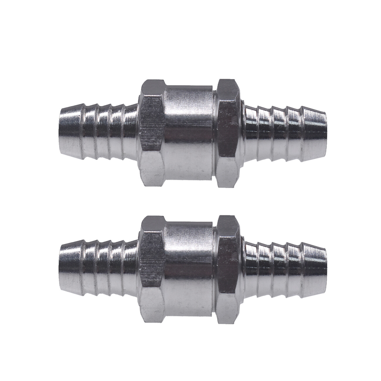 2x 10mm 3/8″ Fuel Line Non-Return One Way Air Fuel Oil Check Valve Diesel Gas