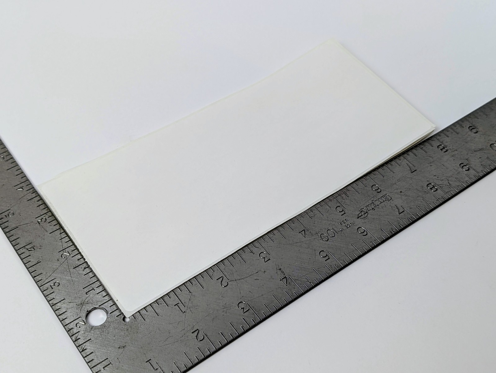 3.5″ x 8″ Thermal Transfer Labels White Fanfold 1-Wide 3750 Total Labels