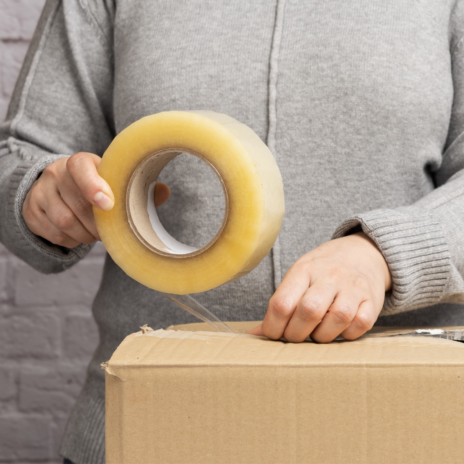 36 ROLLS Clear Packing Tape – 2 INCH x 100 Yards (300 ft) Carton Sealing Package