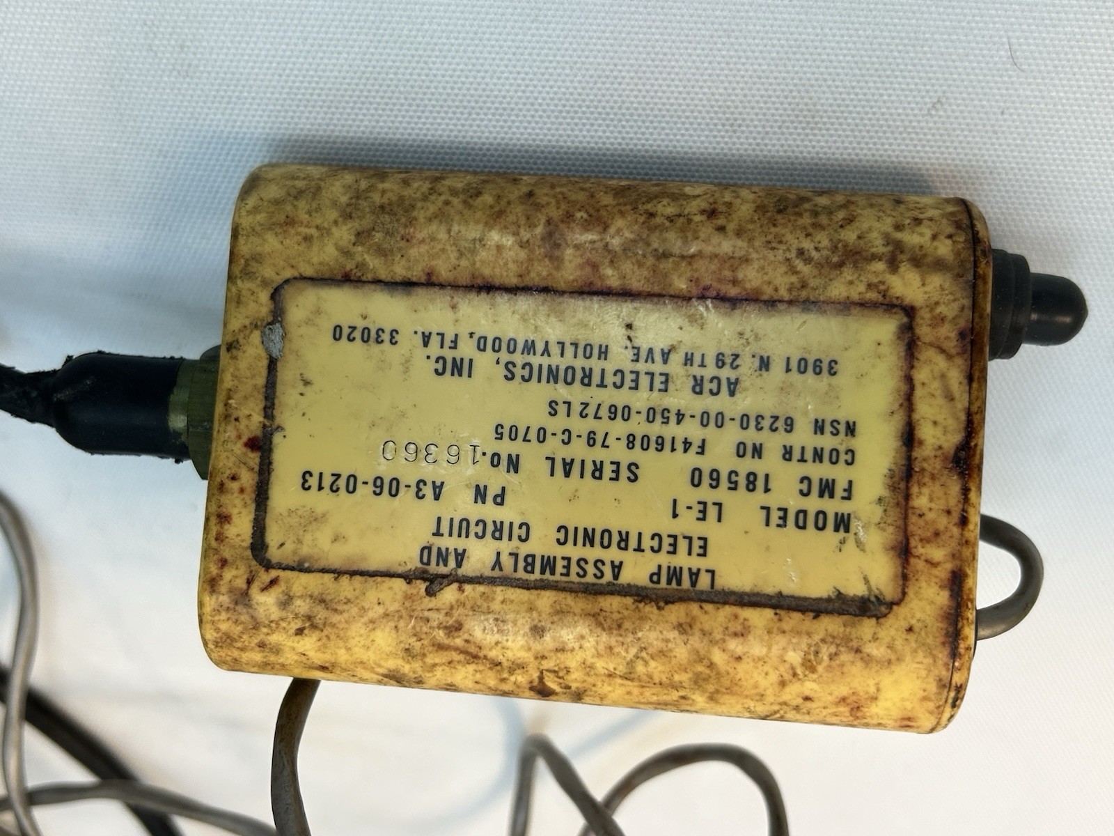 LIFERAFT SIGNAL LIGHT RARE! VINTAGE! TESTED & WORKING VIETNAM OR KOREAN WAR ERA