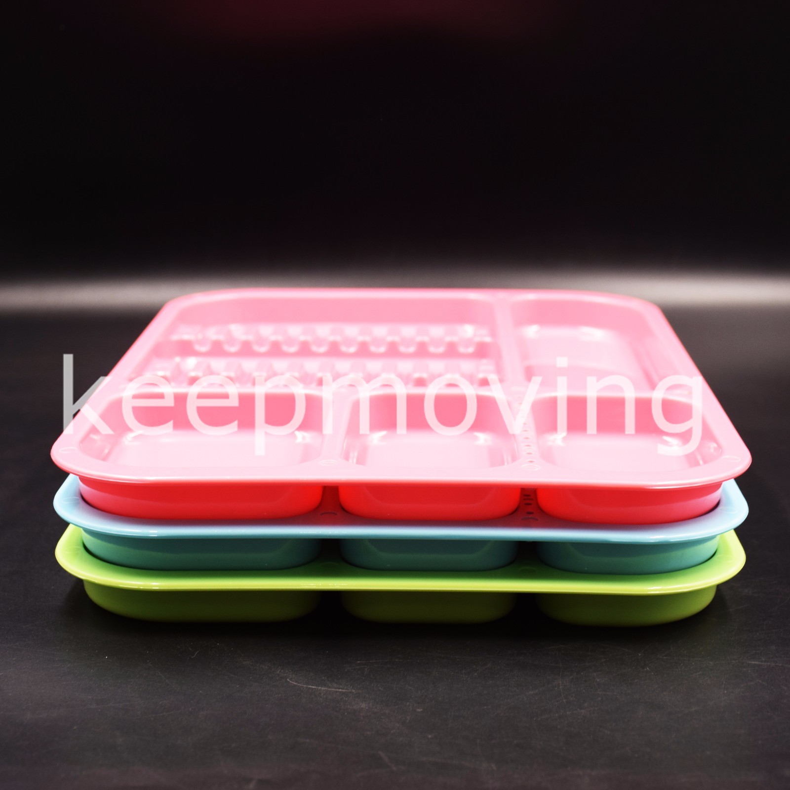 Dental Separate Divided Tray Plastic Autoclavable 135°C +10 Drilled Hole 5 Color