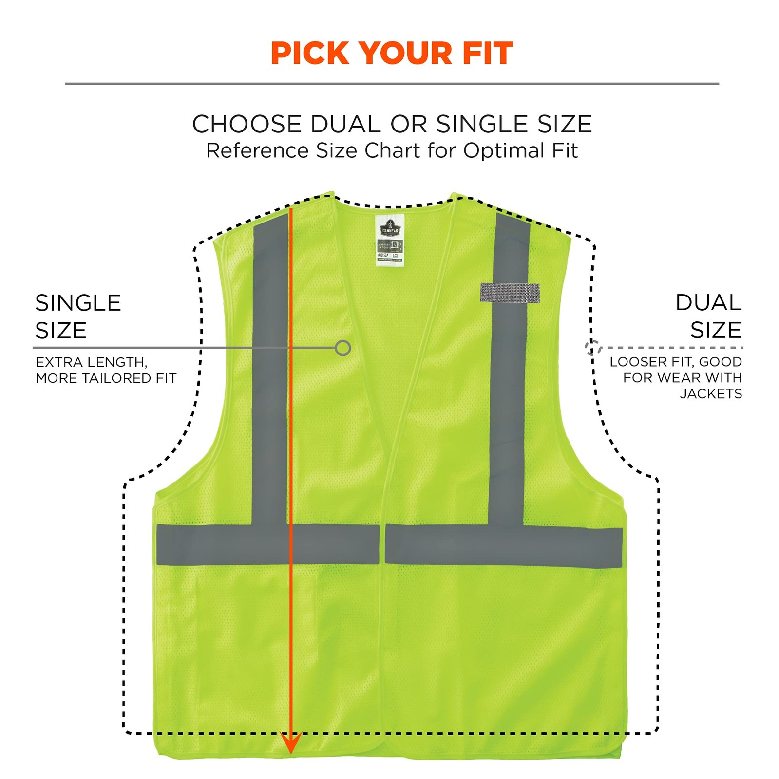 unisex adult Reflective Safety Vest, Breakaway Shoulders and Sides, High Visi…