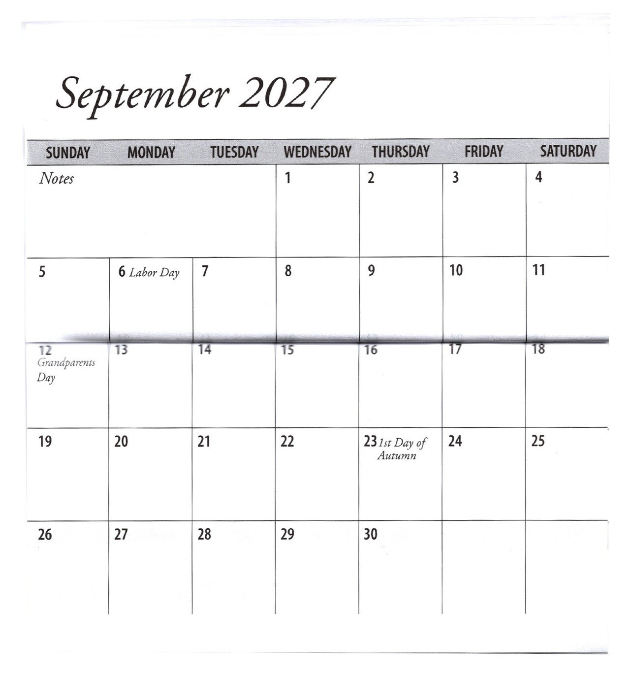 Color Choice * White Flower * 3 Year Pocket Calendar Planner 2025-2027 w Notepad