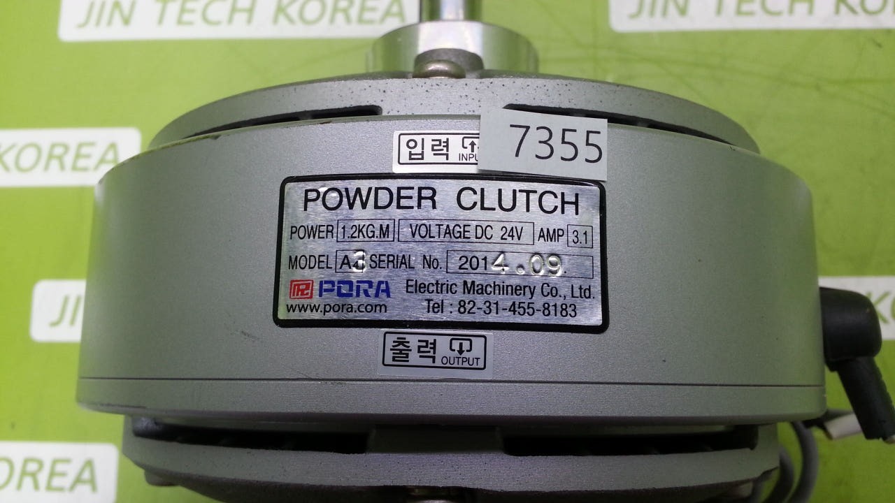 POWDER CLUTCH 1.2KG.M DC24V AMP3.0 Clutch Tested