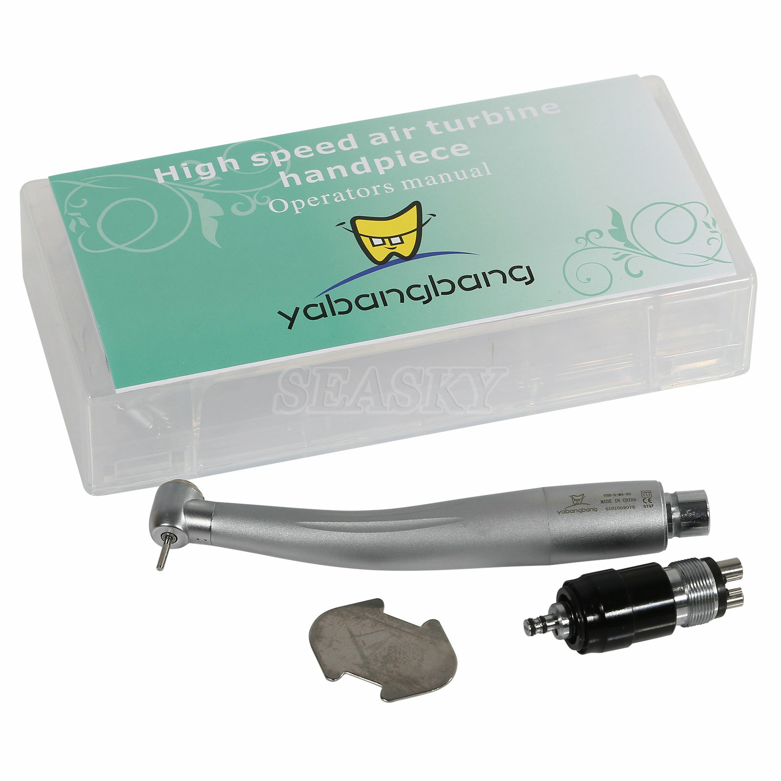 10x Yabang Dental High Speed Handpiece and 4 Holes Quick Coupler 360°
