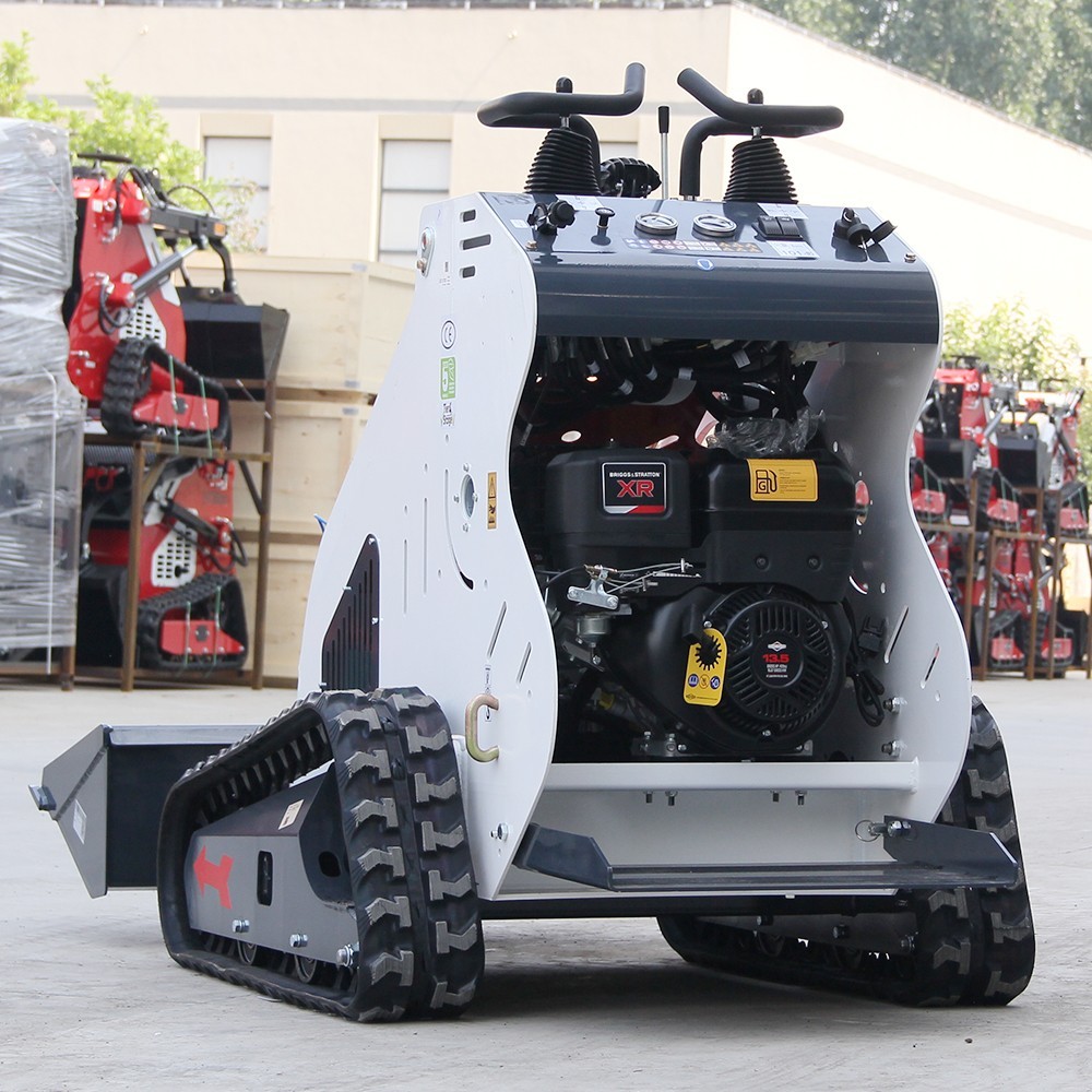 13.5HP Mini Track Skid Steer Loader, 2-Cylinder Gas Engine, USA Free Shipping