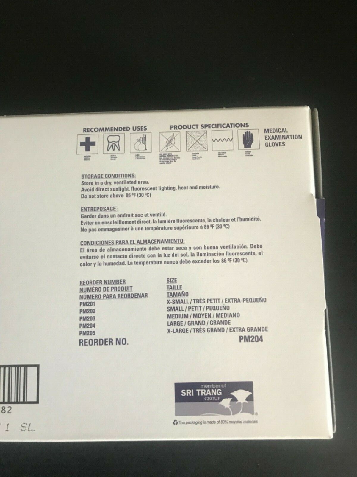 2500 Gloves Case – Blue Nitrile Exam Gloves Size Large Powder Free 3 Mil