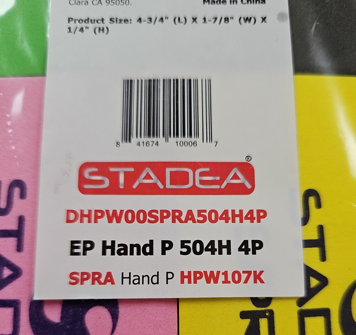 STADEA Diamond Hand Polishing Pad Electroplated Grit 50 – 100 – 200 – 400