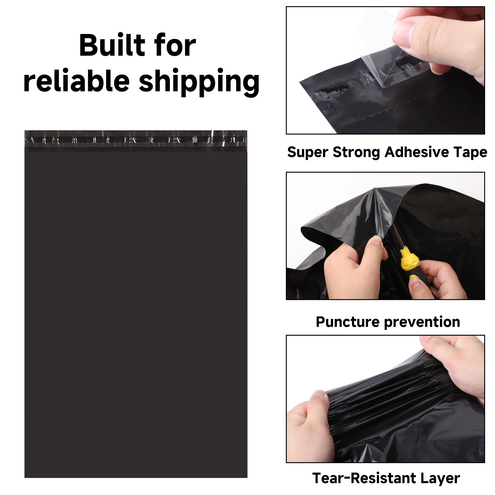 Poly Mailers Shipping Bags 6×9 9×12 10×13 12×15.5 14.5×19 19×24 24×24 24×36