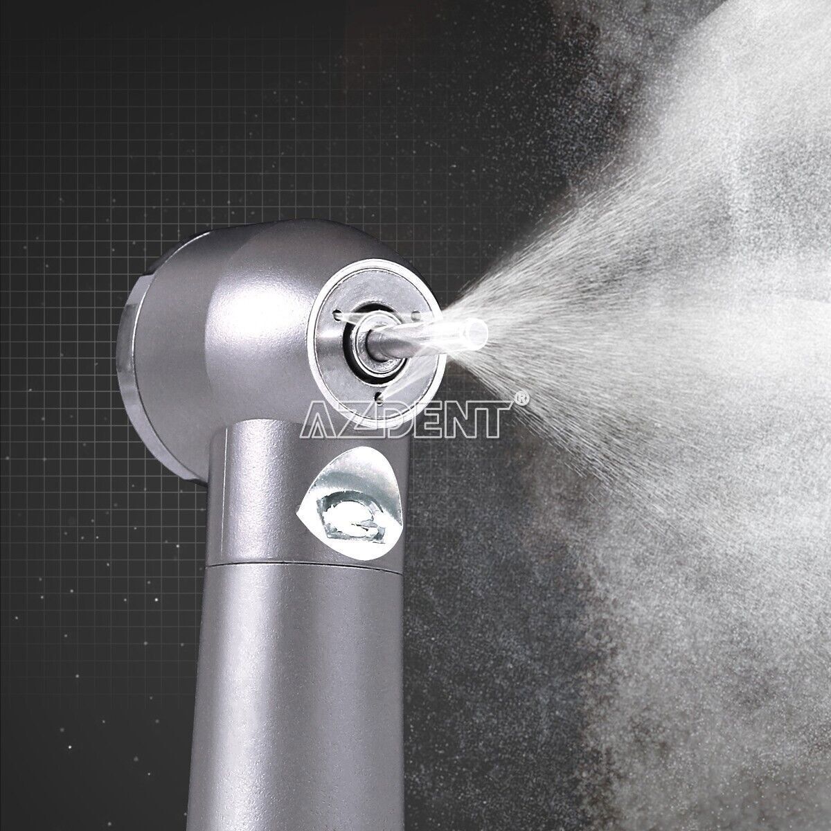 Dental E-generador LED pieza de mano de alta velocidad Push Torque Head 2Holes