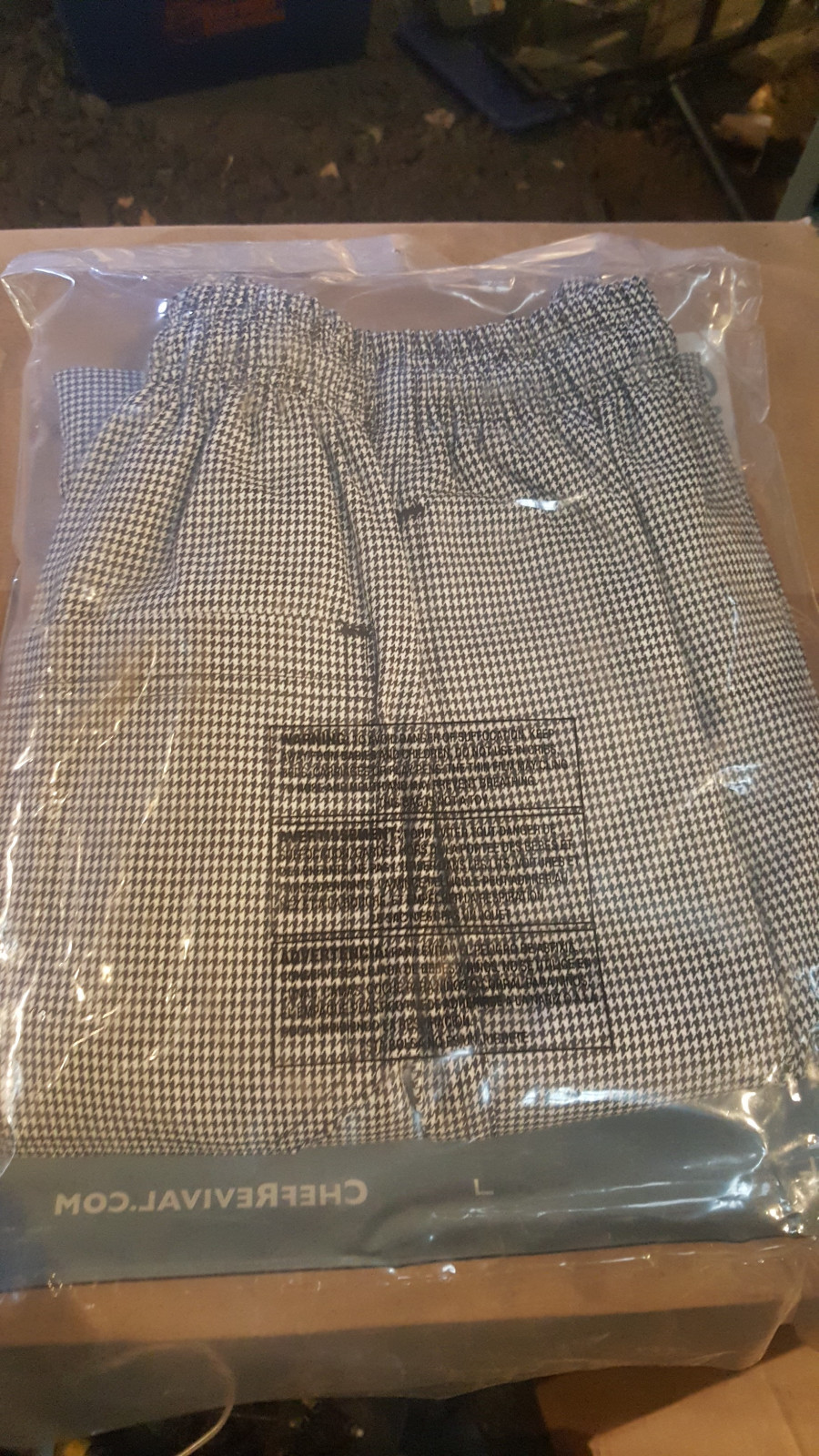 Chef Revival Cargo Chef Pants Size XSmall Hounds Tooth P023HT-xs