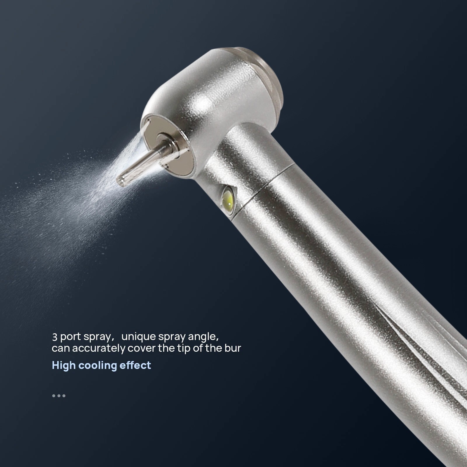 Dental PANA Max High Speed LED Handpieces NSK Type Internal Triple Spray Push US