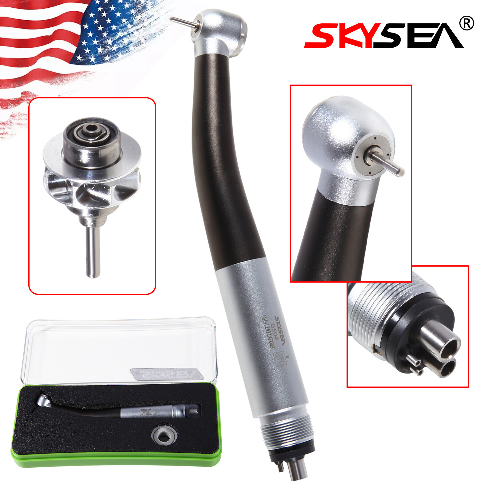 1/5/10 NSK Style Dental High Speed Turbine Handpiece 4H GD4 Quick Coupling/SK500