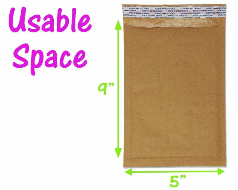 5×9″ Brown Kraft Bubble Mailers Recycled Padded Shipping Mailing Envelopes!