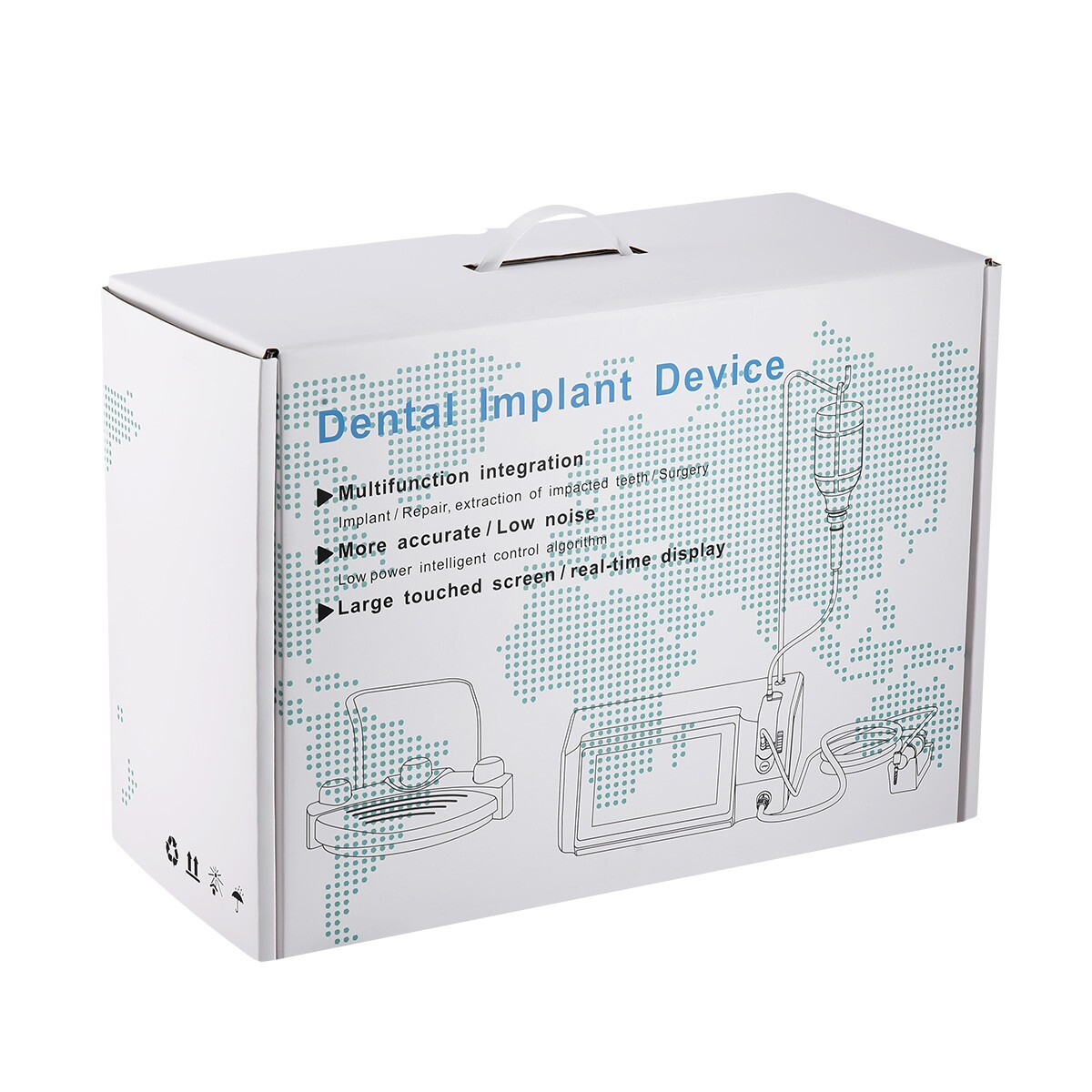 Dental LED Implant Motor Brushless System /Mobile Trolley Cart Auto Water Supply