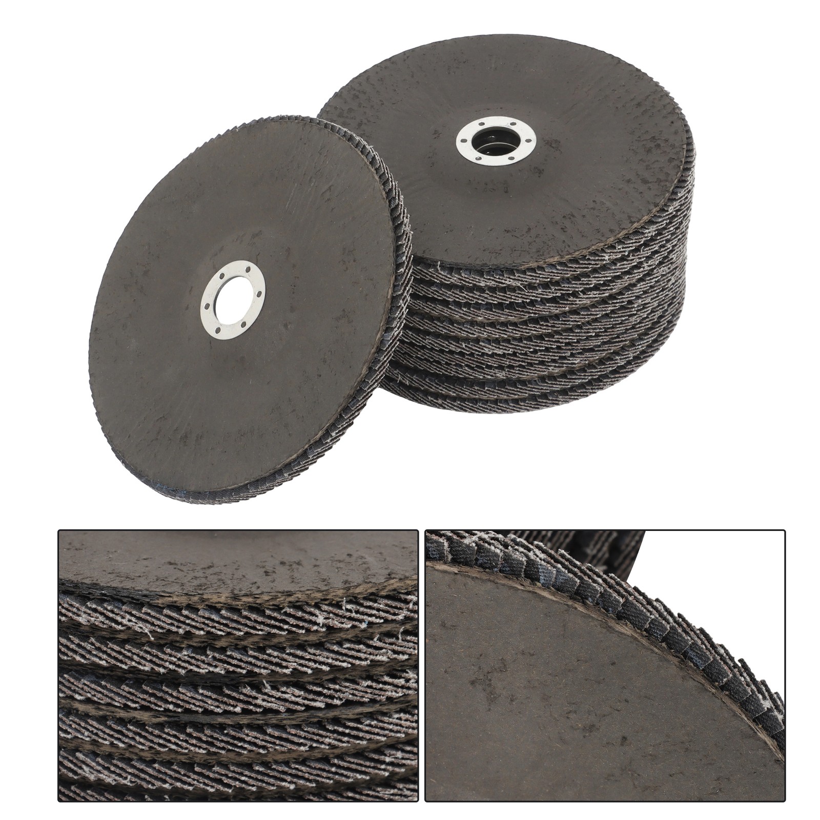 10 Pcs 7″ x 7/8-Inch T29 Flap Discs 40 Grit Flapper Wheel for Angle Grinder
