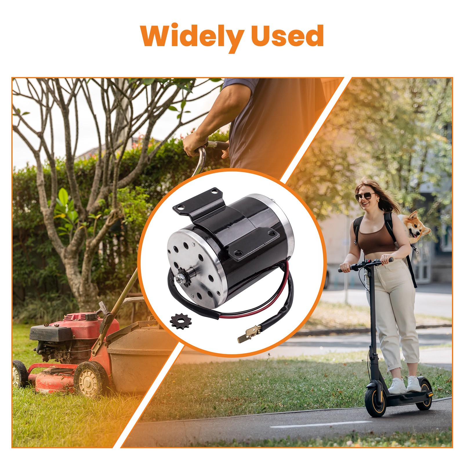 24V 500W 2800-3000Rpm Electric Motor for scooter bike go-kart minibike MYZY1020