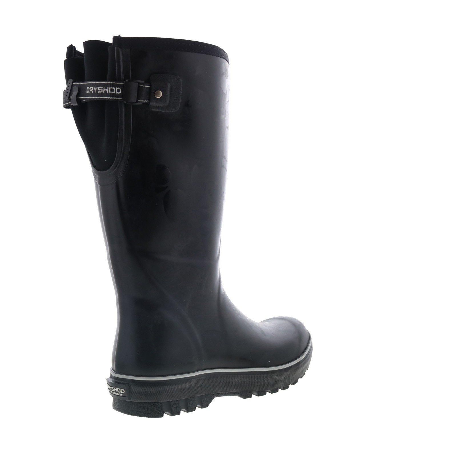 Dryshod Mudslinger HI Gusset Waterproof Mens Black Work & Safety Boots