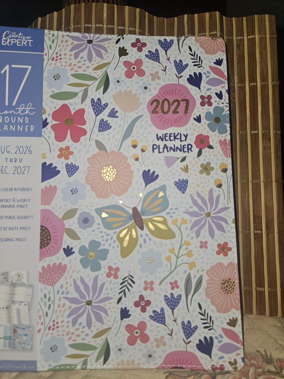 Creative Expert 17 Month BOUND Planner AUG 2026 -DEC 2027 Monthly/Weekly NEW
