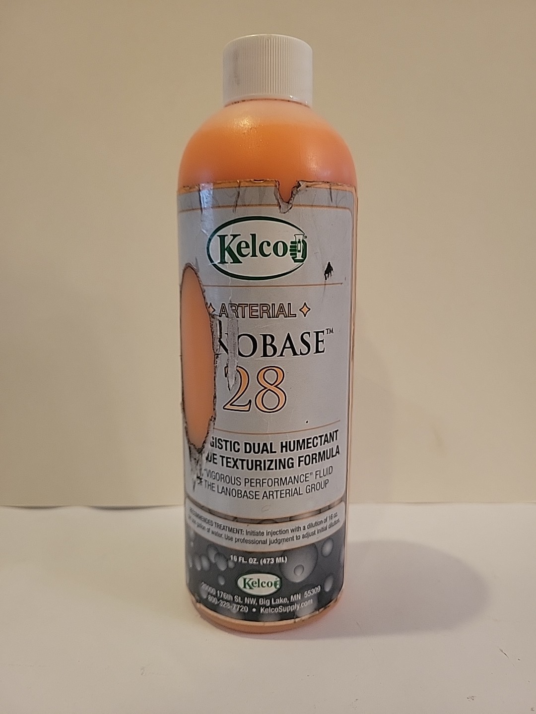Kelco Arterial Lanobase 28 Dual Humectant Texturizing Formula Virogous Per.16 oz