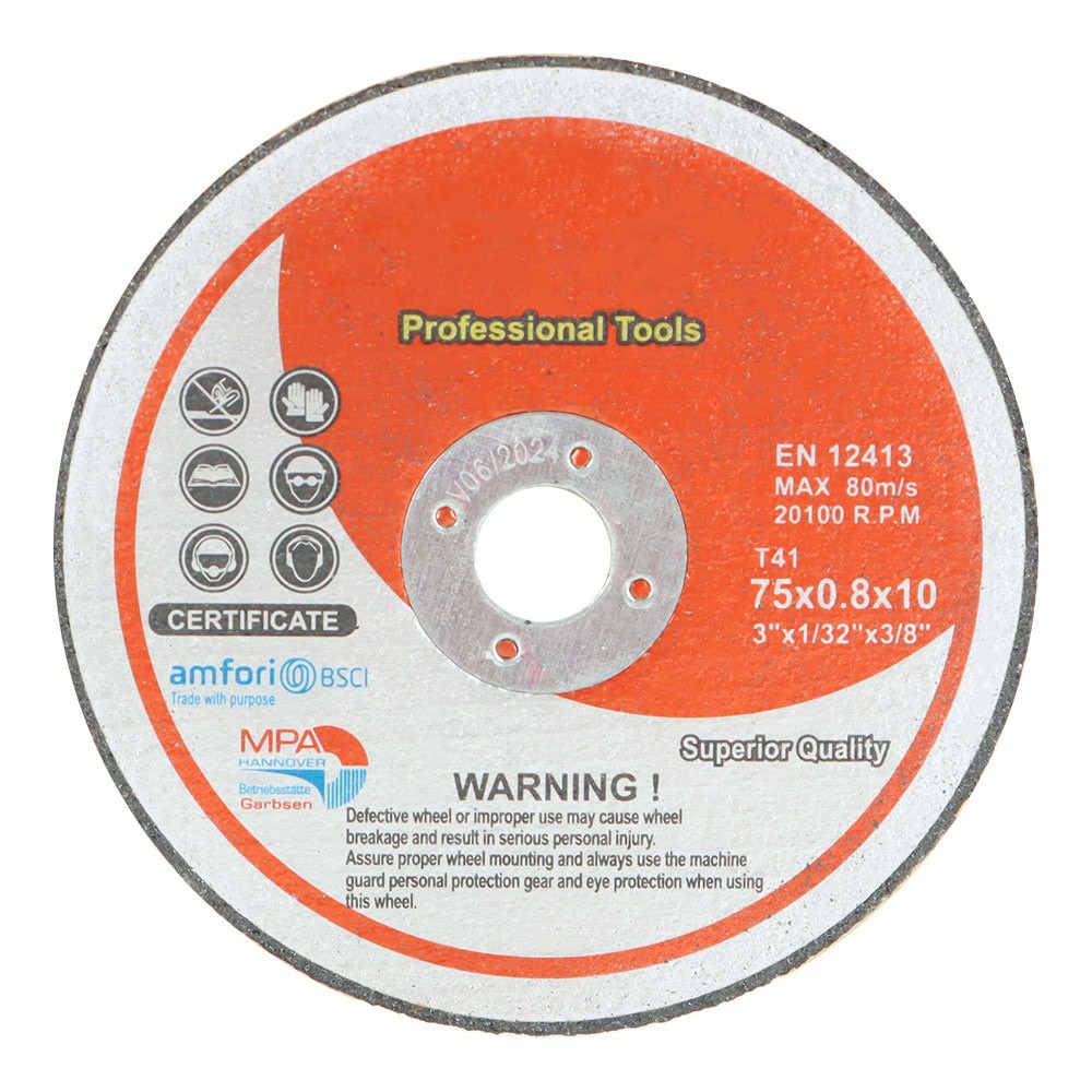 25 Pack 3″ x 1/32″ x 3/8″ Metal & Stainless Steel Cut Off Wheels For Grind Wheel