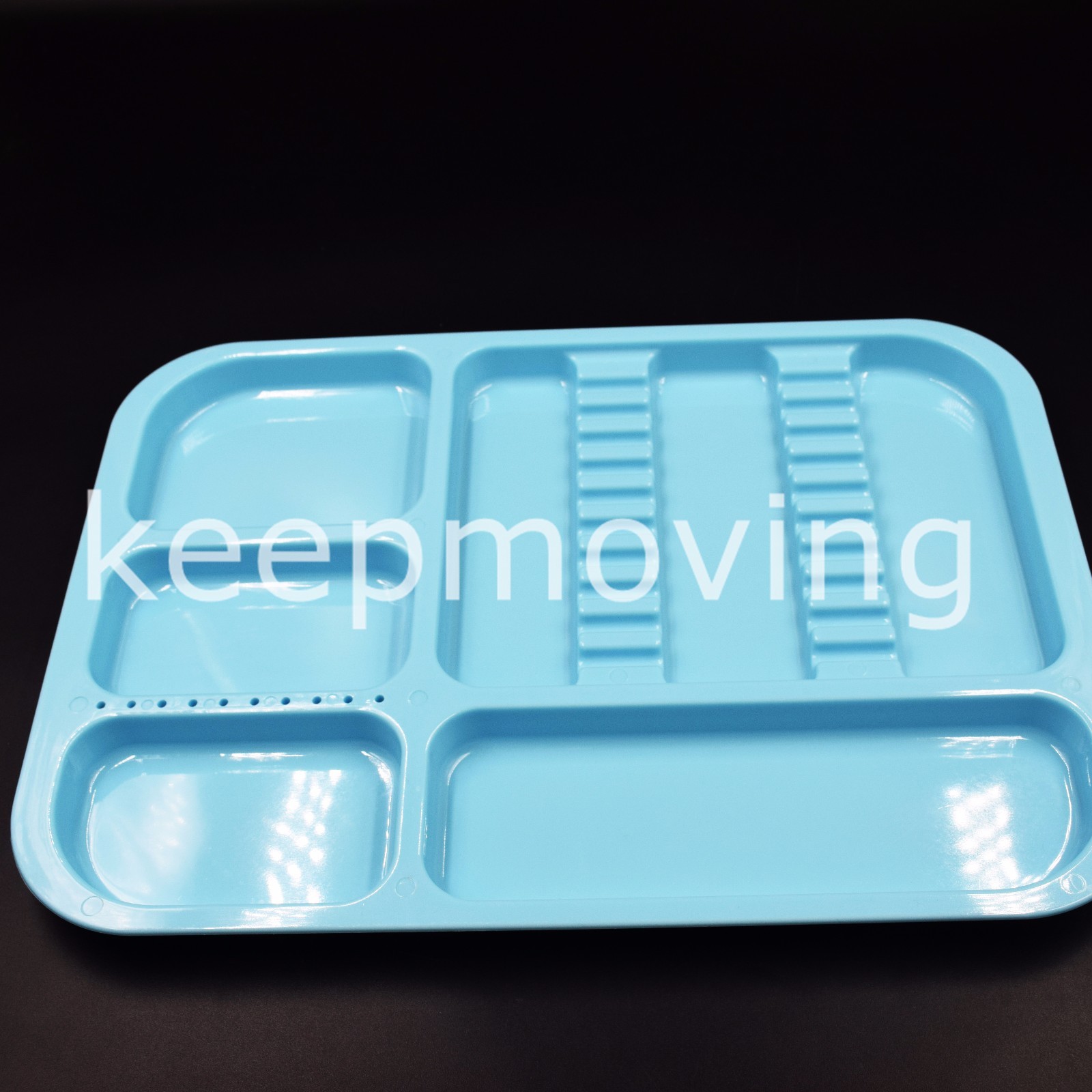 Dental Separate Divided Tray Plastic Autoclavable 135°C +10 Drilled Hole 5 Color