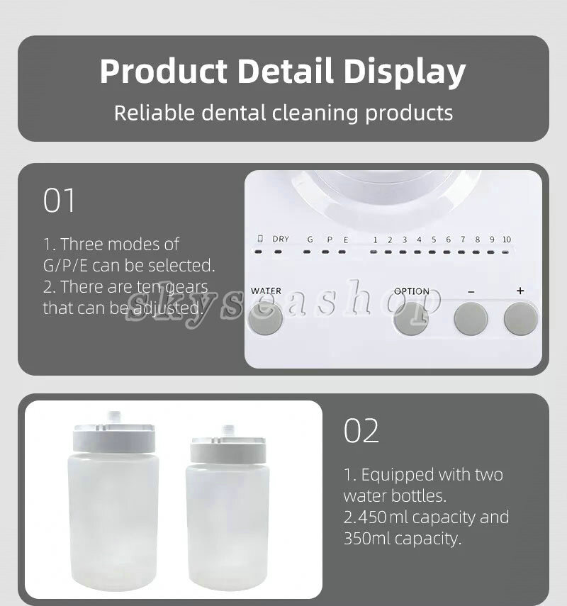 FDA Piezo Dental Scaler Ultrasonic Cleaner Auto Water fit EMS Cavitron SK-E1