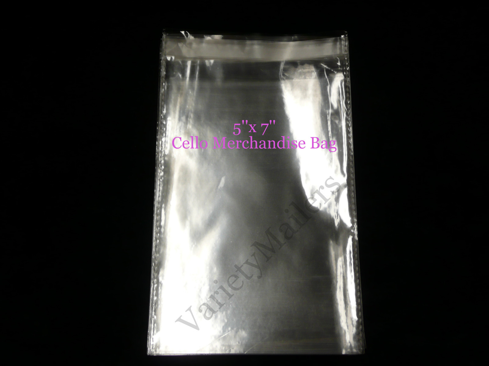 100 Cello Merchandise Bags 5”x 7” Clear 1.5 Mil Small Reclosable Bags 5×7