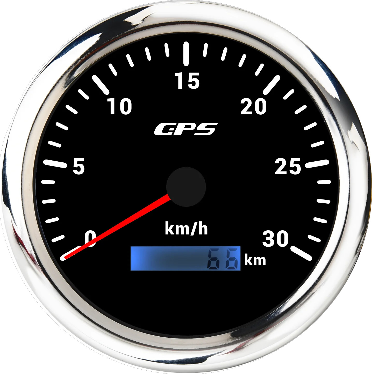 LED Universal 110MM GPS Speedometer 60/80/120/200KMH 80MPH Speed Gauge Meter