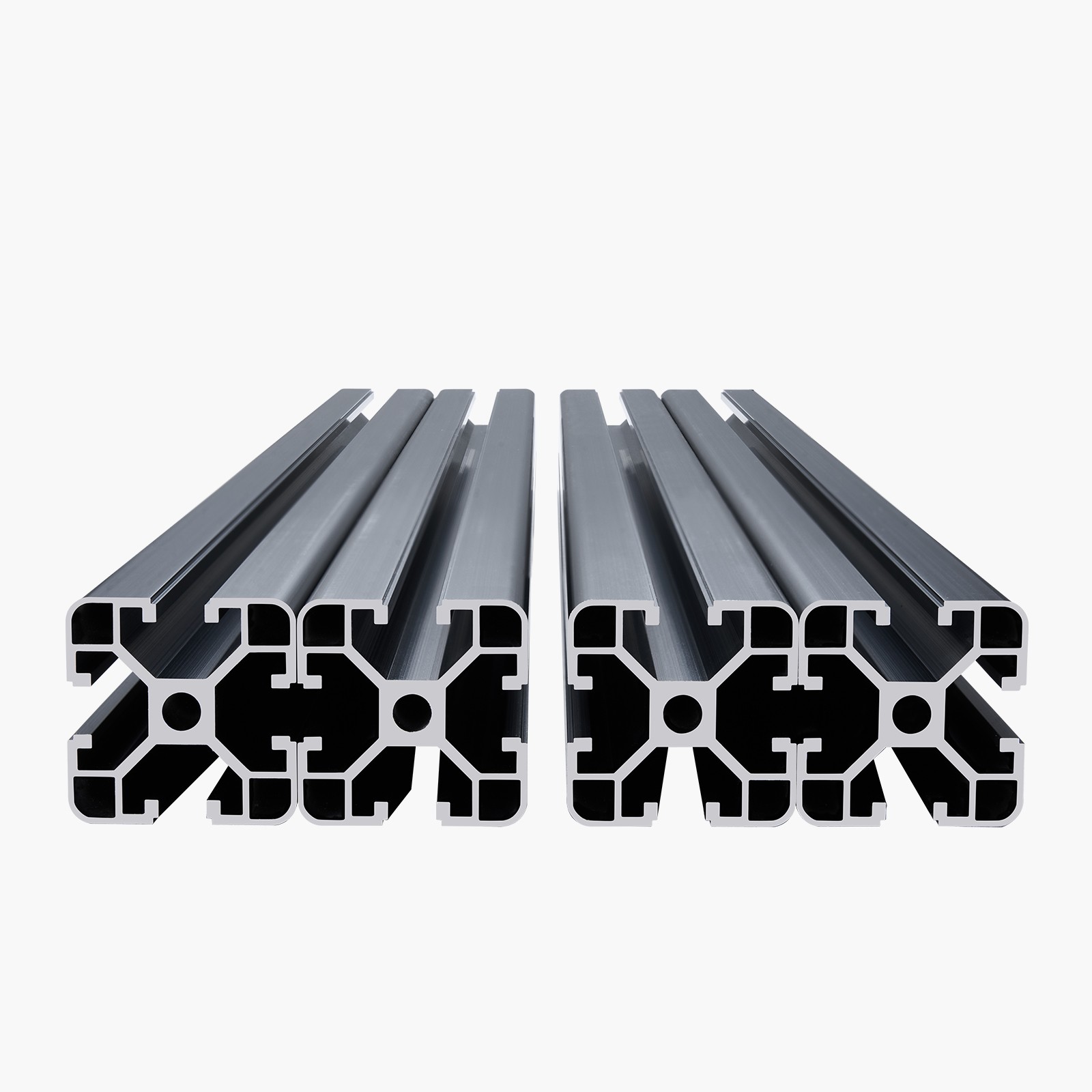 4PCS 39.4 in (1000 mm) T Slot 4040 Aluminum Extrusion Anodized Linear Rail