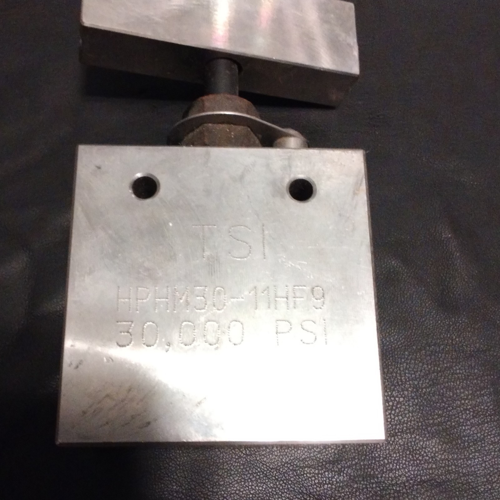 TSI Stainless Steel Needle Valve Manual 30000 PSI NPT Air Water Oil