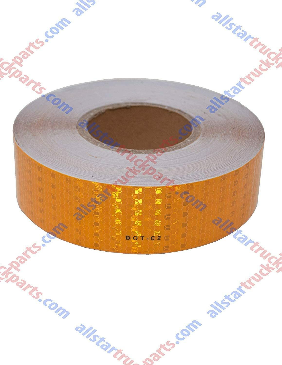 Yellow/Orange/Amber Reflective Tape Conspiciuity Safety Caution Night 1″/2″ Wide
