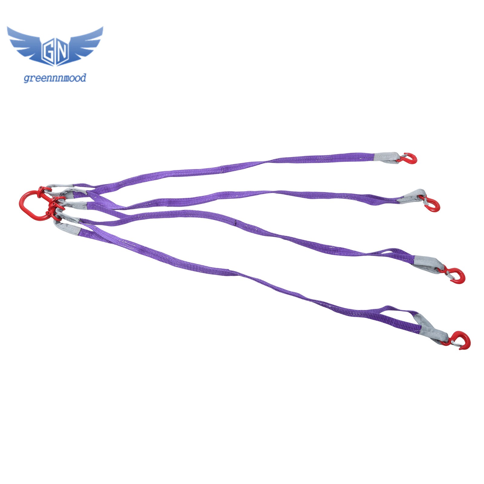 5ft 6610lbs Chain Sling for Lifting with G80 Alloy Steel Four Legs Grab Hook
